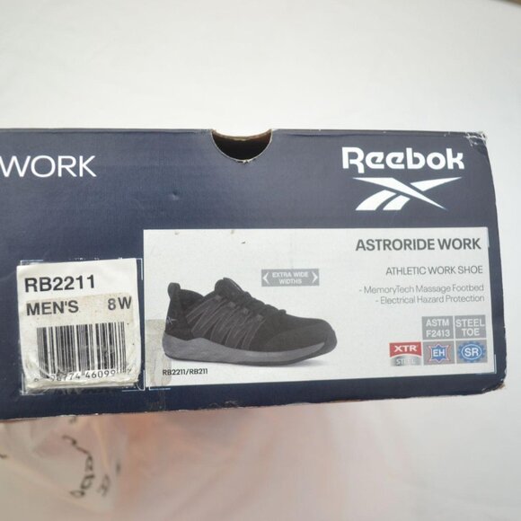 Reebok Men's Astroride Work Shoes 8Wide Brand New In Box - Picture 8 of 10